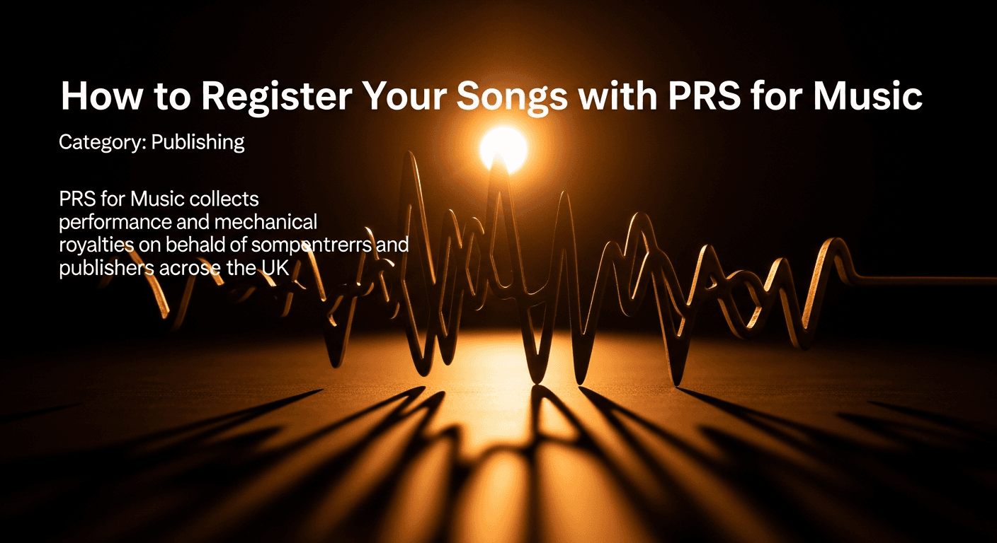 How to Register Your Songs with PRS for Music