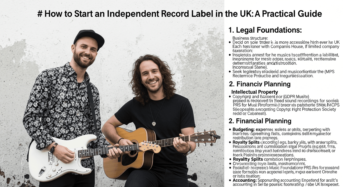 How to Start an Independent Record Label in the UK