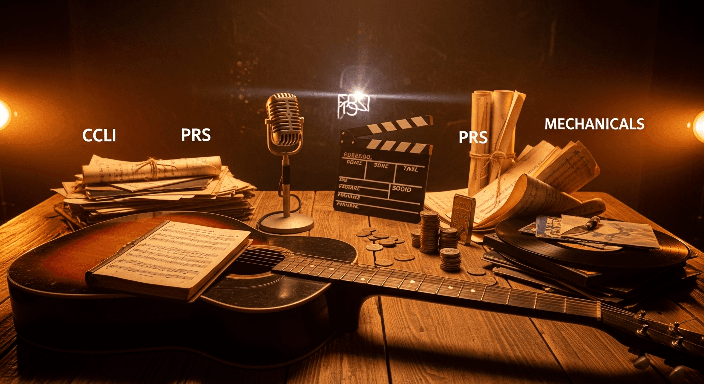 How Worship Songwriters Get Paid in 2026: CCLI, PRS, Mechanicals and Sync — the Full Picture