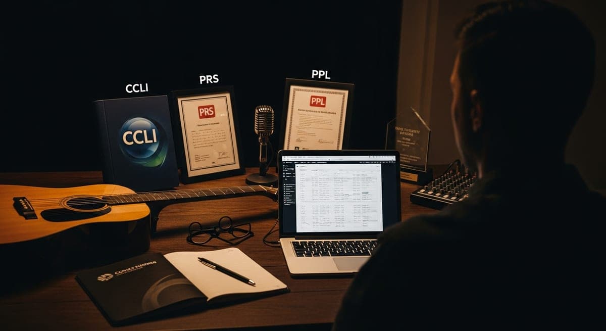 CCLI vs PRS vs PPL: What Every UK Worship Songwriter Actually Needs